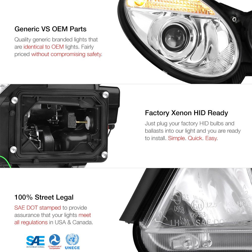Amazon | [2003-2006 メルセデスベンツ W211 Eクラス D2S キセノン HID